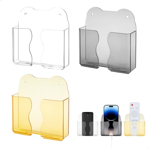 mimzemamz Soporte Mando Pared,Soporte Mando Aire Acondicionado de Plástico Autoadhesivo,Organizador Mandos TV Multifuncional y Ahorrador de Espacio para Distancia el Hogar,Oficina y Escuela