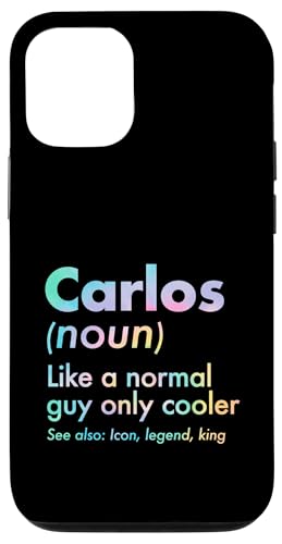 Carlos Like A Normal Guy Only Cooler ���W�F���h�L���O �t�@�[�X�g�l�[�� �X�}�z�P�[�X iPhone 12/12 Pro �p