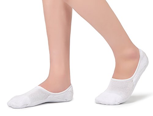 Leotruny Women's Cushion Sweat-absorbent Breathable Soft Athletic No Show Socks2