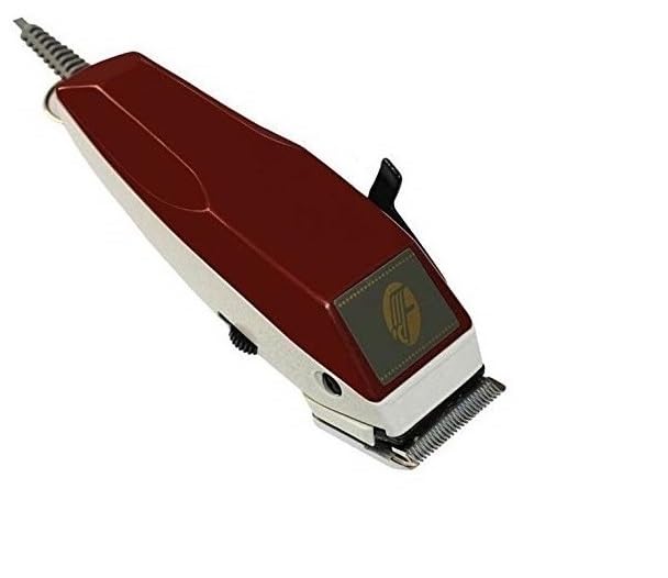 FYC RF666 Corded Professional Hair Clipper, Heavy duty Trimmer (Maroon