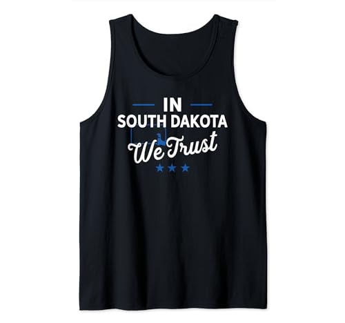 In America US We Trust - Stati Uniti d'America South Dakota Canotta