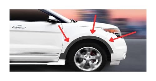 Moldura de arco de rueda izquierda para Ford Explorer 2011-2015 4