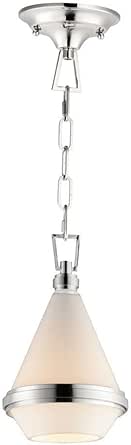 Maxim Giza - 1 Light Mini Pendant-Polished Nickel Finish -Traditional Installation