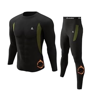 CL convallaria Thermal Underwear Long Johns Set Mens Winter Gift Hunting Gear Sport Base Layer Bottom Top