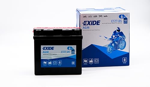 EXIDE BIKE ETZ7BS BATTERIA MOTO12V 6Ah 100A AGM QUAD SCOOTER YTZ7S