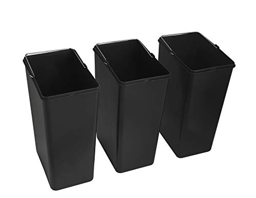 Caneca de Basura 16 Gal Step N' Sort 3 Compartimentos Plata miniatura 5