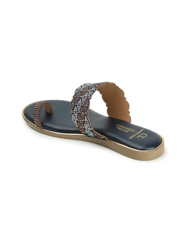 Image of Carlton London Women's Cli-Wn-Cll-7946-A Flat Sandal