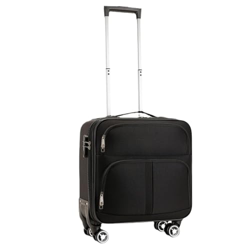 CVdrtyED Maleta Maleta De Viaje Ligera Tela Oxford For Viajes Cortos Equipaje de Mano(Black,18inch)