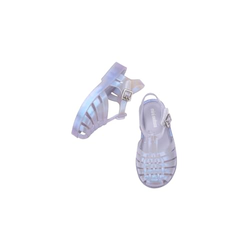 Image of mini melissa Possession Jelly Fisherman Sandal for Toddler and Kids | Iconic Fisherman Jelly Sandal for Toddlers & Girls, Adjustable Buckle, Waterproof, Bubblegum Scent, Play & Dress Shoes