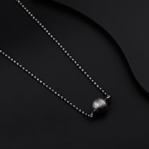 Image of Aadyaa 92.5 Silver Mangalsutra for Women | 92.5 Sterling Silver Tribal Mangalsutra Handcrafted Ethnic Necklace Lightweight & Unique | Silver Gift for Women