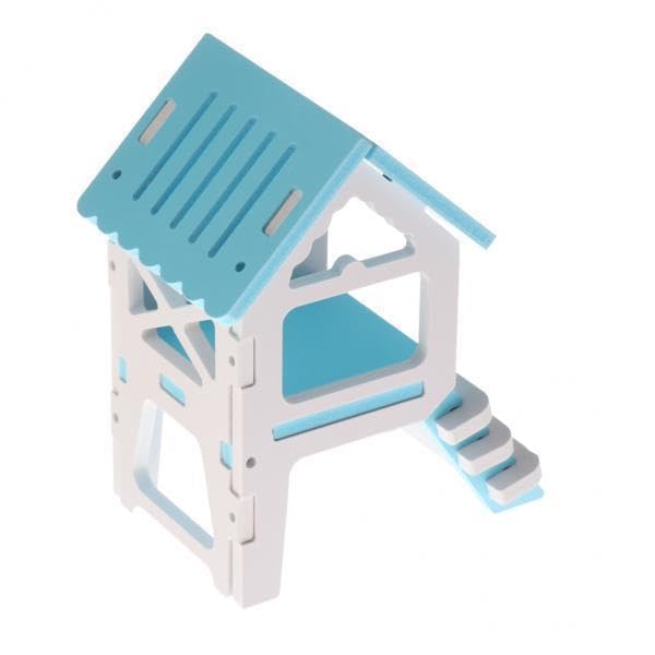 bnf® 5xHouse Loft Cage Exercise Toys for Hamster Hedgehog Mouse Guinea Pig Blue | Small Animal Supplies | Exercise & Toys-picture-17