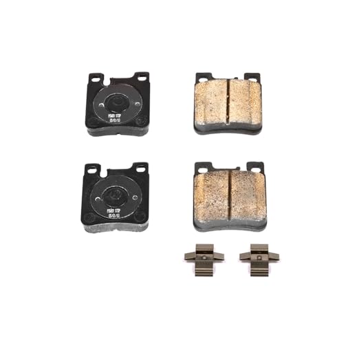 Image of PowerStop Rear Brake Pads for Chrysler Crossfire 2005-06 |Mercedes-Benz 300SE 1991-93 |C32 AMG 2002-04 |C43 AMG 1998-00 |C55 AMG 2005-06 - Z17 Ceramic Brake Pads with Installation Hardware, 17-603
