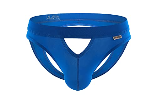 Brave Person Jock Strap Mens Underwear Briefs Sexy Assless Jockstrap Athletic Supporter Deep Blue #TOP1