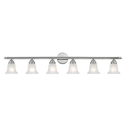 Livex Lighting 1066-05 Neptune 6-Light Bath Light, Chrome