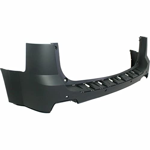 Image of Compatible with GMC Terrain 2010-2015 Rear Bumper Cover | Primed, Plastic, Ready to Paint, OEM 11723823, GM1100863