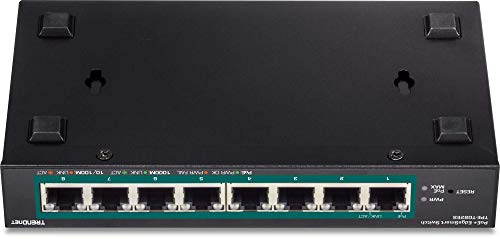 Trendnet 8-Port Gigabit Edgesmart Poe+ Switch, 8 X Gigabit Poe+ Ports, 64W Poe Power Budget, Managed Poe+ Switch, Wall Mountable, Desktop Ethernet Switch, Lifetime Protection, Black, Tpe-Tg82Es #TOP6