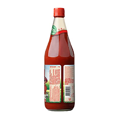 Image of Kissan Fresh Tomato Ketchup Glass Bottle 1 Kg