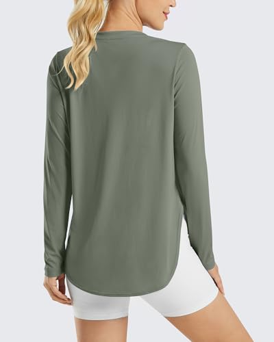 Image of G4Free Lightbreeze Womens UPF 50+ Long Sleeve Workout Tops Quick Dry UV Sun Shirt Running Gym Hiking Yoga Casual Lightweight