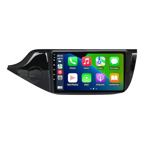 Genérico Android 14 Imagen De Marcha Atrás para Coche Navegación GPS, Pantalla Táctil De 9 Pulgadas Coche Reproductor Multimedia De Vídeo FM para KIA Ceed 2012 2013 2014 2015 2016 2017 2018
