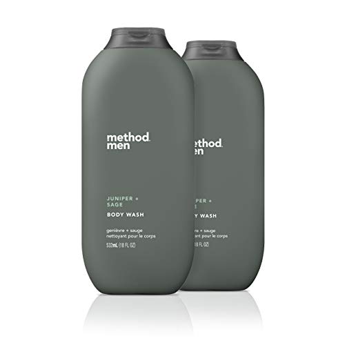 Image of Method Men, Juniper + Sage Body Wash, 18oz, 2 Pack, Juniper + Sage, 18 fluid ounces