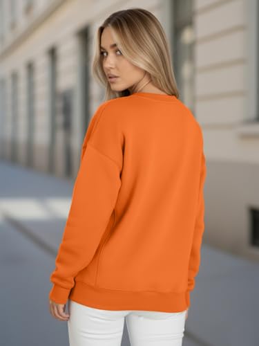 Image of LEOTUDE Women's Boyfriend Fit Loopknit Sweatshirt | Full Sleeve Drop Shoulder | Sweatshirt for Women