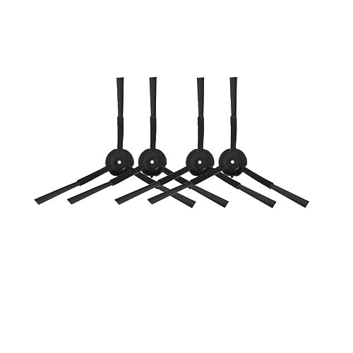 Replacement Main Side Brush Hepa Filter Dust Bag Mop Rag Cloth Compatible with Arnagar S8 Pro Robot Vacuum Cleaner Accessories (4 Side Brush)