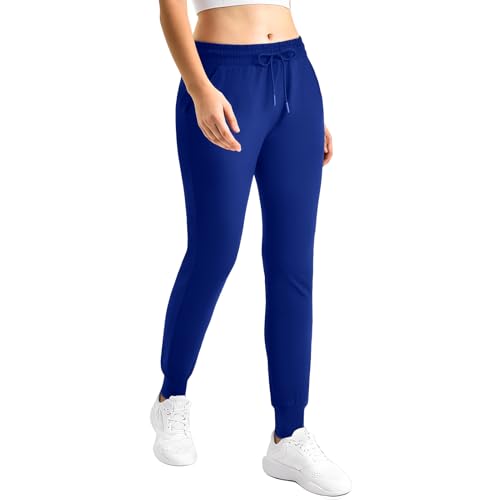 Image of CADITEX Womens Joggers with Pockets,Stretch Active Drawstring Sweatpants Women for Travel Workout Running