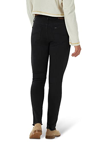 Lee Women's Slim Fit High Rise Skinny Frayed Jean2