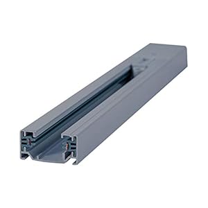 Lampenlux 1-Phasen Aufbauschiene Silber 100cm