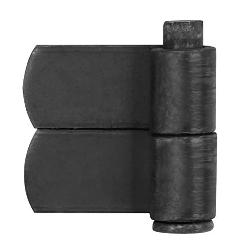 6Pcs 3⅛ X 2⅞ Inch Weldable Door Hinges Lift Off Detachable Hinges, Heavy Duty Metal Gate Hinges Flag Hinges For Trailer Ramp Gate, 4.5Mm Thickness #TOP30