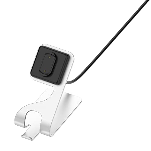 RuenTech Charger Stand Compatible with Amazfit GTR 4/GTS 3/T-Rex2, Charging Dock Cable with USB 4.9 Ft Charger Cable for Amazfit GTR 4/GTS 3/T-Rex2 Accessories (Grey)