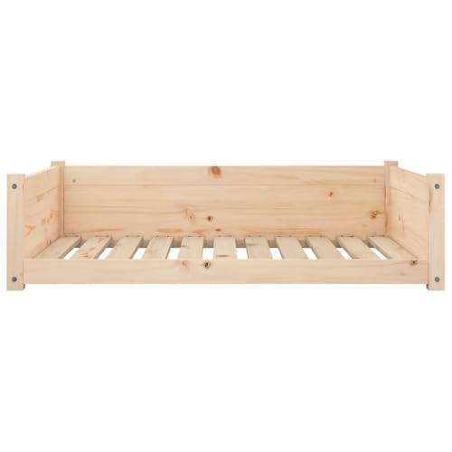 vidaXL Hundebett 95,5x65,5x28cm Kiefer Massivholz