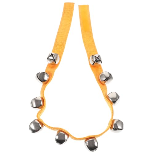 Toddmomy Musical Ankle Bells for Boys and Girls 10-piece Wrist Bell Set Child-friendly Percussion Instrument Dance Performance Accessory