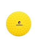 omtex Plastic PVC Cricket Dimple Ball|Ideal for Bowling Machine Dimple Ball Yellow (Pack of 1)