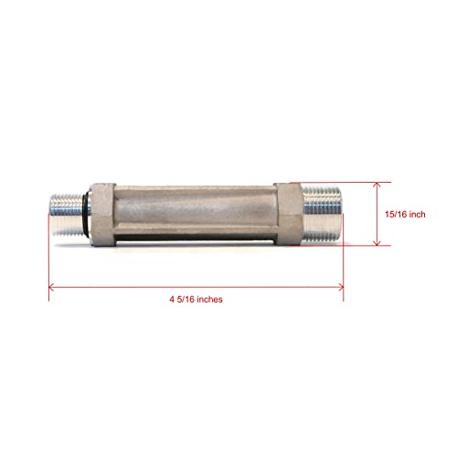 The ROP Shop | Universal Water Outlet Tube w/O-Ring for Troy-Bilt 190589GS, 190634GS, 201497GS