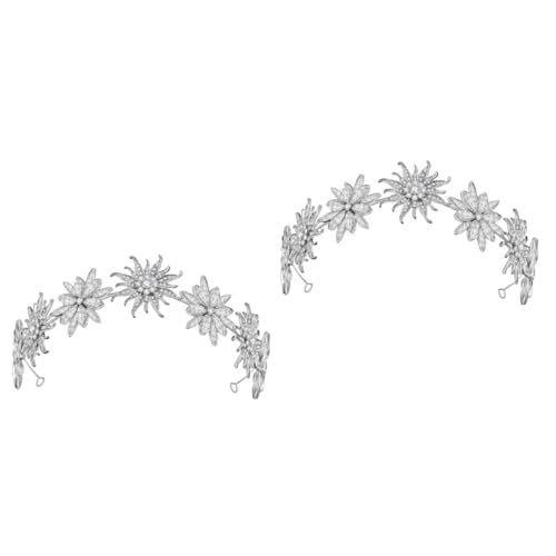Couronne fleur mariage délicate tête chic accessoire cheveux de mariée haut de gamme