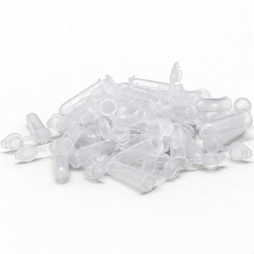 Image of IS IndoSurgicals Microcentrifuge Tubes 2ml, Polypropylene Round Bottom, Clear Centrifuge Tubes for Laboratory Use (Pack of 500)