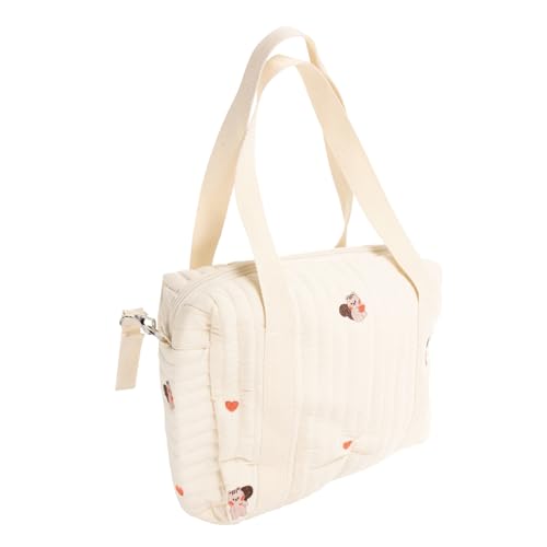 Sac en coton portable et léger pour couches et accessoires de voyage