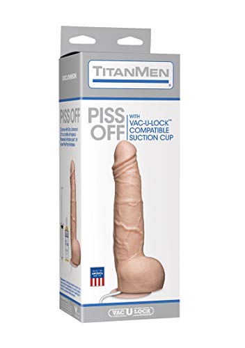 Doc Johnson Titanmen Piss Off Vac-U-Lock Vanilla Dildo - Image 3