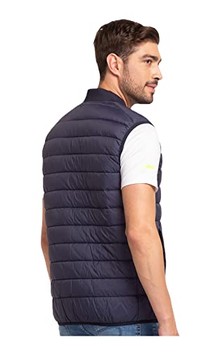 Image of Spykar Men's Polyester Solid Regular Jacket (MJK02BBSL094)