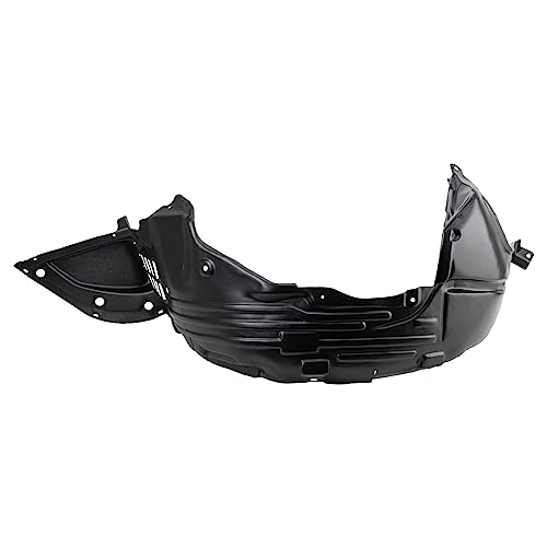 Image of TRQ Front Inner Fender Liner Set Compatible with 2009-2014 Nissan Maxima NI1248119 NI1249119