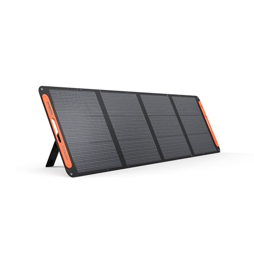 Image of Jackery SolarSaga 200W Portable Solar Panel,IP68 Foldable Bifacial Solar Panels,Compatible with Jackery Explorer Power Station and Solar Generator,for Rooftops Outdoor Camping Off-Grid and RVs
