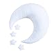Camidy Accessoires de photographie pour nouveau-né, coussin en forme de croissant de lune et étoiles pour séance photo de bébé, coussin de positionnement de pour garçon et fille
