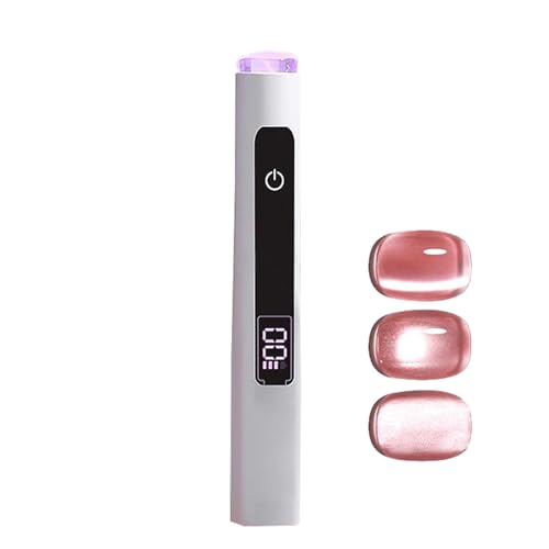 Lâmpada LED portátil para unhas, luz UV portátil para unhas de gel, Lâmpada de unha portátil com ímã