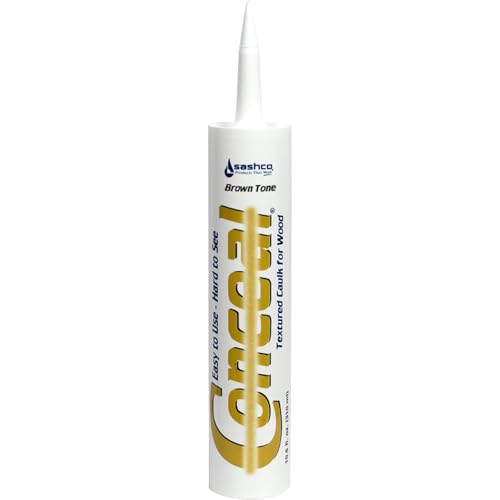 12PK 46030 10.5 oz. Golden Mesa Conceal Textured Caulk Brown Tone miniatura 1