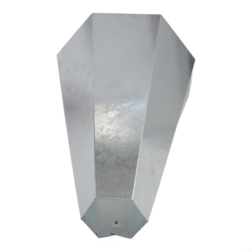 Cono de retención para aves de 6 a 14 lbs con embudo de espalda plana anti-cortes 6