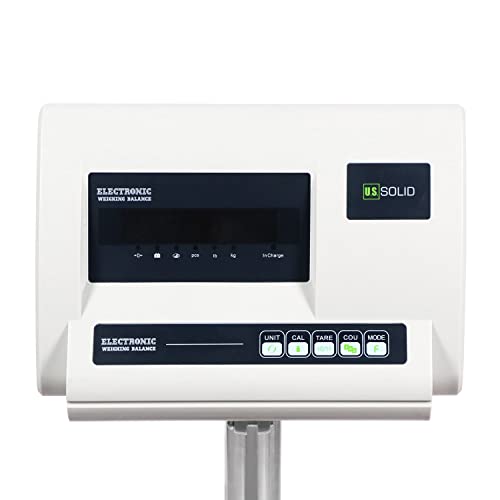 Báscula digital U.S. Solid 460 lb capacidad, acero inoxidable miniatura 2