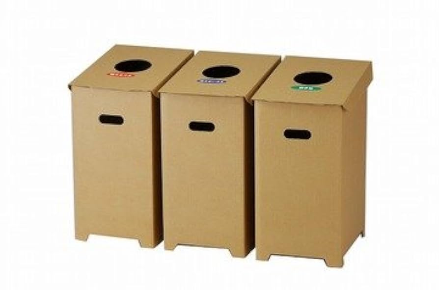 16個　ダンボールダストボックス30L 蓋付 2個組×8セット 16個 ダンボールダストボックス30L 蓋付 2個組×8セット 楽天市場