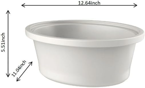Portable Slow Cooker 6 Quart Large Programmable Digital Touchscreen Crock Pot with Spill Proof Locking Lid, Floral Electric Pot for Potlucks and Parties