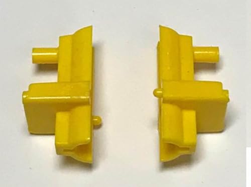 Set of 2 Yellow Wheel Inserts for The Original Big Wheel Spin-Out Racer/Mighty Wheels, Original Replacement Parts